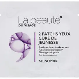 LA BEAUTÉ DU VISAGE Les patchs yeux cure de jeunesse x2