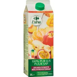 CARREFOUR EXTRA Jus multifruits 100% pur jus 2l