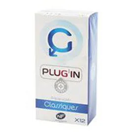  Préservatifs Plug'in Classiques x12