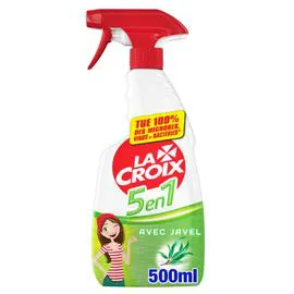 LA CROIX Nettoyant Ménager Désinfectant Javel 5 En1 Fraîcheur Eucalyptus 500ml