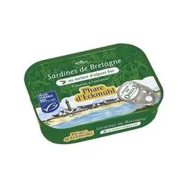 PHARE D'ECKMÜHL Sardines De Bretagne Au Tartare D'algues Bio 135g