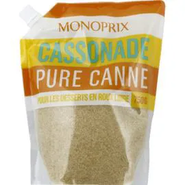 MONOPRIX Cassonade pur canne 750g