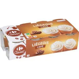 CARREFOUR CLASSIC' Liégeois café 8x100g