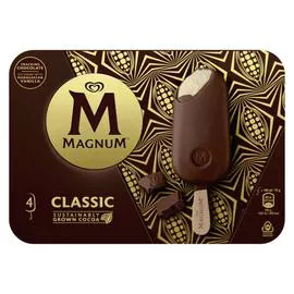 MAGNUM Glace classic bâtonnet 4x100ml