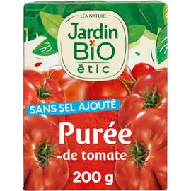 LÉA NATURE, JARDIN BIO ÉTIC Purée de tomates Bio 200g