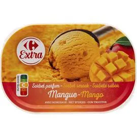 CARREFOUR EXTRA Sorbet parfum mangue 600g