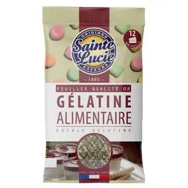 SAINTE LUCIE Gélatine alimentaire 12x1g