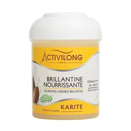 ACTIVILONG Crème Brillantine nourrissante au beurre de Karité pour cheveux ternes ou cassants 125ml