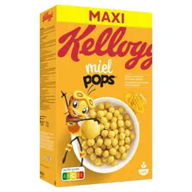 KELLOGG'S Céréales miel pops 620g