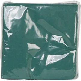 MONOPRIX 50 serviettes triple épaisseur, vert, 33x33cm l'unité