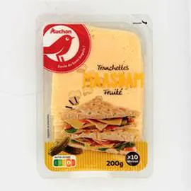 AUCHAN Maasdam en tranche 200g
