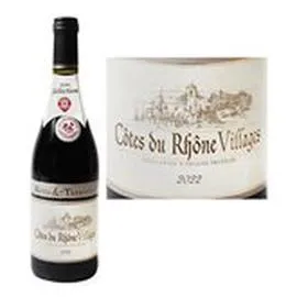MARQUE REPÈRE, RIVES & TERRASSES AOC Côtes du Rhône Villages vin rouge 75cl