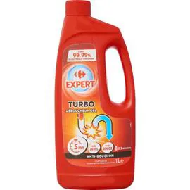 CARREFOUR EXPERT Déboucheur gel Turbo 1l