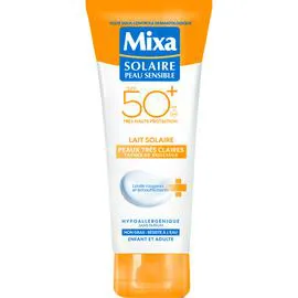 MIXA Lait solaire peaux très claires enfants & adultes SPF50+ 200ml
