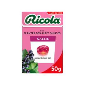 RICOLA Bonbons cassis 50g