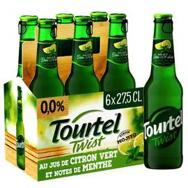 TOURTEL Bière au jus de Lime Sans Alcool Twist 6x27,5cl