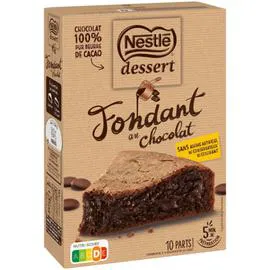 NESTLÉ, DESSERT Préparation gâteau gâteau fondant chocolat 317g