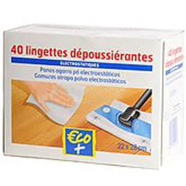 ECO+ Lingettes dépoussiérantes x40 