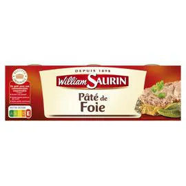 WILLIAM SAURIN Pâté de foie 234g