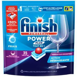 FINISH Tablette Lave-Vaisselle Power plus tout en 1 x35