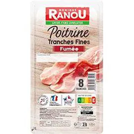 MONIQUE RANOU Poitrine tranches fines fumée 120g