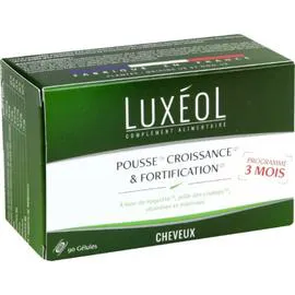 LUXÉOL Complément alimentaire cheveux pousse fortification 90x0,32g