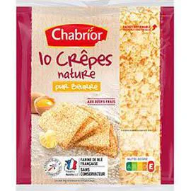 CHABRIOR Crêpes pur beurre nature 10x30g