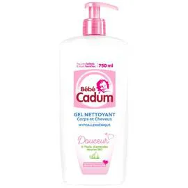 BÉBÉ CADUM Gel Douche Bébé Hypoallergénique 750ml