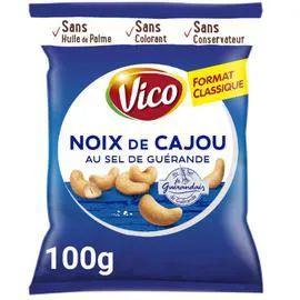 VICO Noix de cajou grillées/salées 100g