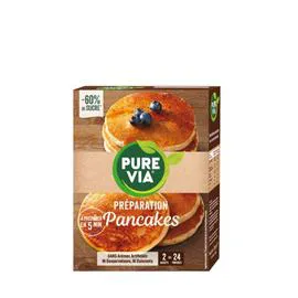 PURE VIA Préparation pour pancakes réduit en sucres 300g