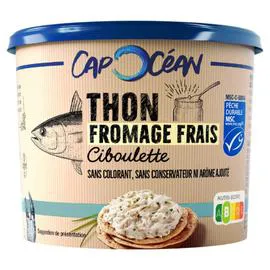 CAP OCÉAN Spécialité fromagère au thon et ciboulette 140g