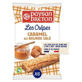 PAYSAN BRETON Crêpes caramel beurre salé 6x30g