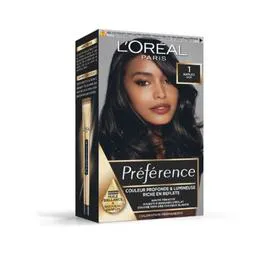 L'ORÉAL PARIS, PRÉFÉRENCE Coloration Cheveux Permanente 1.0 Naples Noir Intense l'unité
