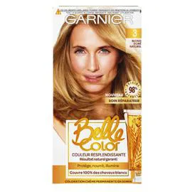 GARNIER, BELLE COLOR Coloration Cheveux Permanente 3 Blond Doré Naturel l'unité
