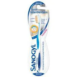 SANOGYL Brosse à dents medium, soin interdentaire l'unité