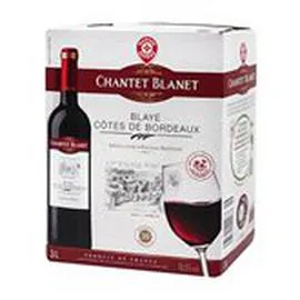 MARQUE REPÈRE, CHANTET BLANET AOC Blaye Côtes de Bordeaux vin rouge 3l