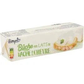 CARREFOUR Fromage de Chèvre Au Lait de Vache et de Chévre 180g