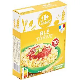 CARREFOUR CLASSIC' Blé dur précuit 10 min 500g