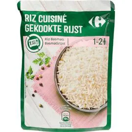 CARREFOUR Riz micro-ondes basmati 1mn30 250g