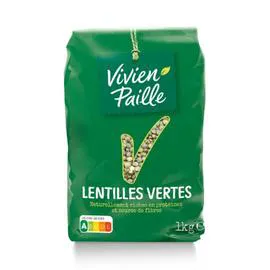VIVIEN PAILLE Lentilles vertes 1kg