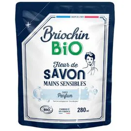 JACQUES BRIOCHIN Savon Liquide Mains Sensibles Sans Parfum Bio 280ml