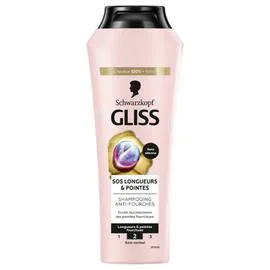SCHWARZKOPF, GLISS Gliss sos longueurs & pointes shampoing anti-fourches 250ml