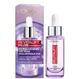 L'ORÉAL PARIS, REVITALIFT FILLER Sérum Visage Anti-Rides Acide Hyaluronique Pur 30ml