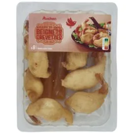 AUCHAN Beignets de crevettes avec sauce aigre douce 160g