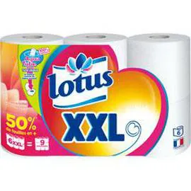 LOTUS Papier toilette XXL blanc x6