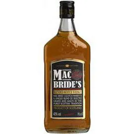 MAC BRIDE'S Scotch whisky écossais blended 40% 70cl