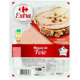 CARREFOUR EXTRA Mousse de foie 180g