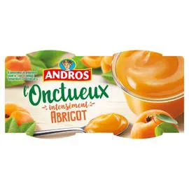 ANDROS Dessert fruitier Onctueux abricot 4x97g