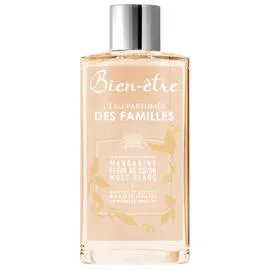 BIEN-ETRE Eau de Cologne Famille Mandarine, Fleur de Coton et Musc Blanc 250ml