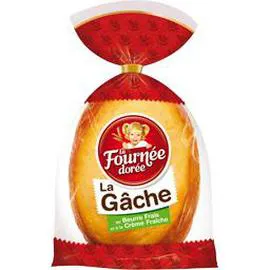 LA FOURNÉE DORÉE Gâche ronde Levain et crème fraîche 500g